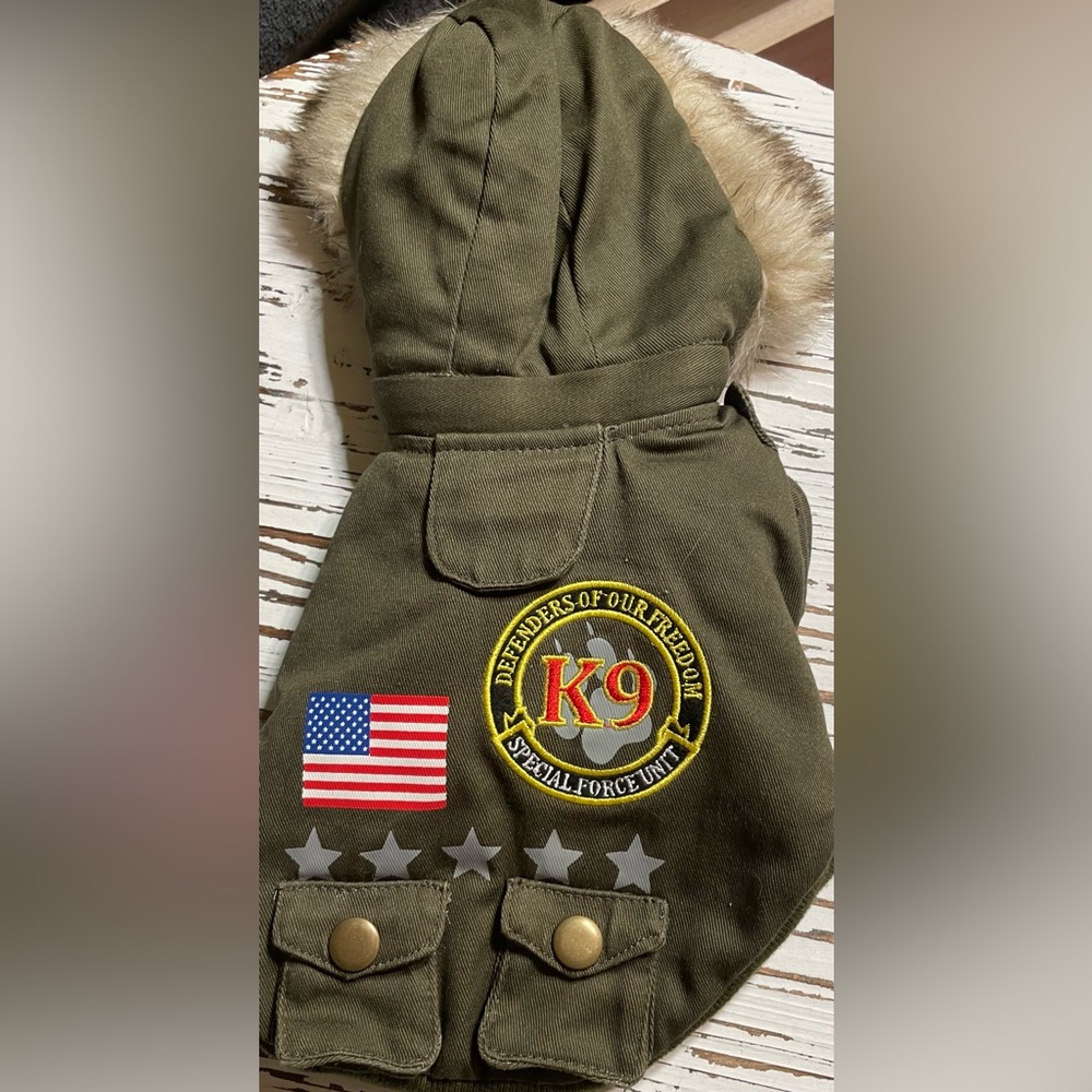 K9 Special Force Unit Dog Jacket
